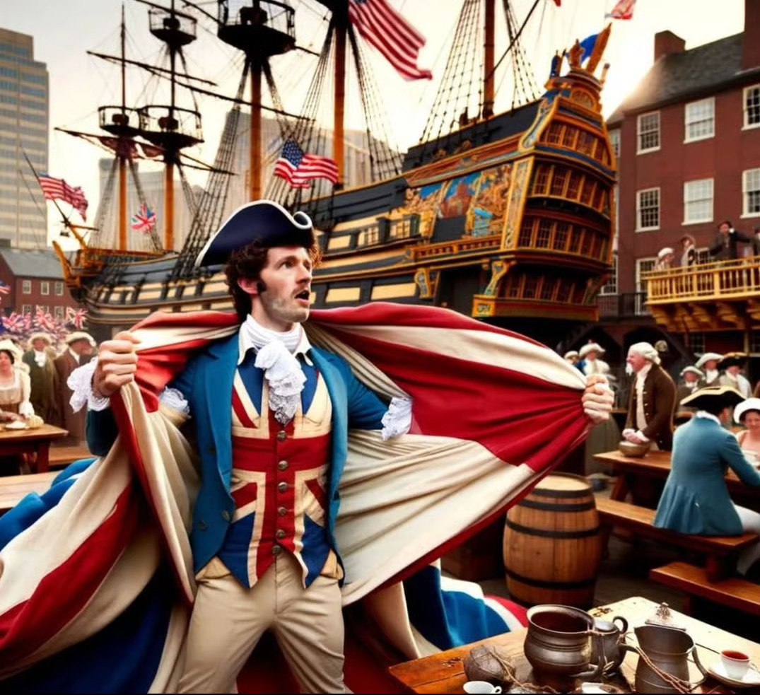 AI-generated art of Ryan in the American Revolution